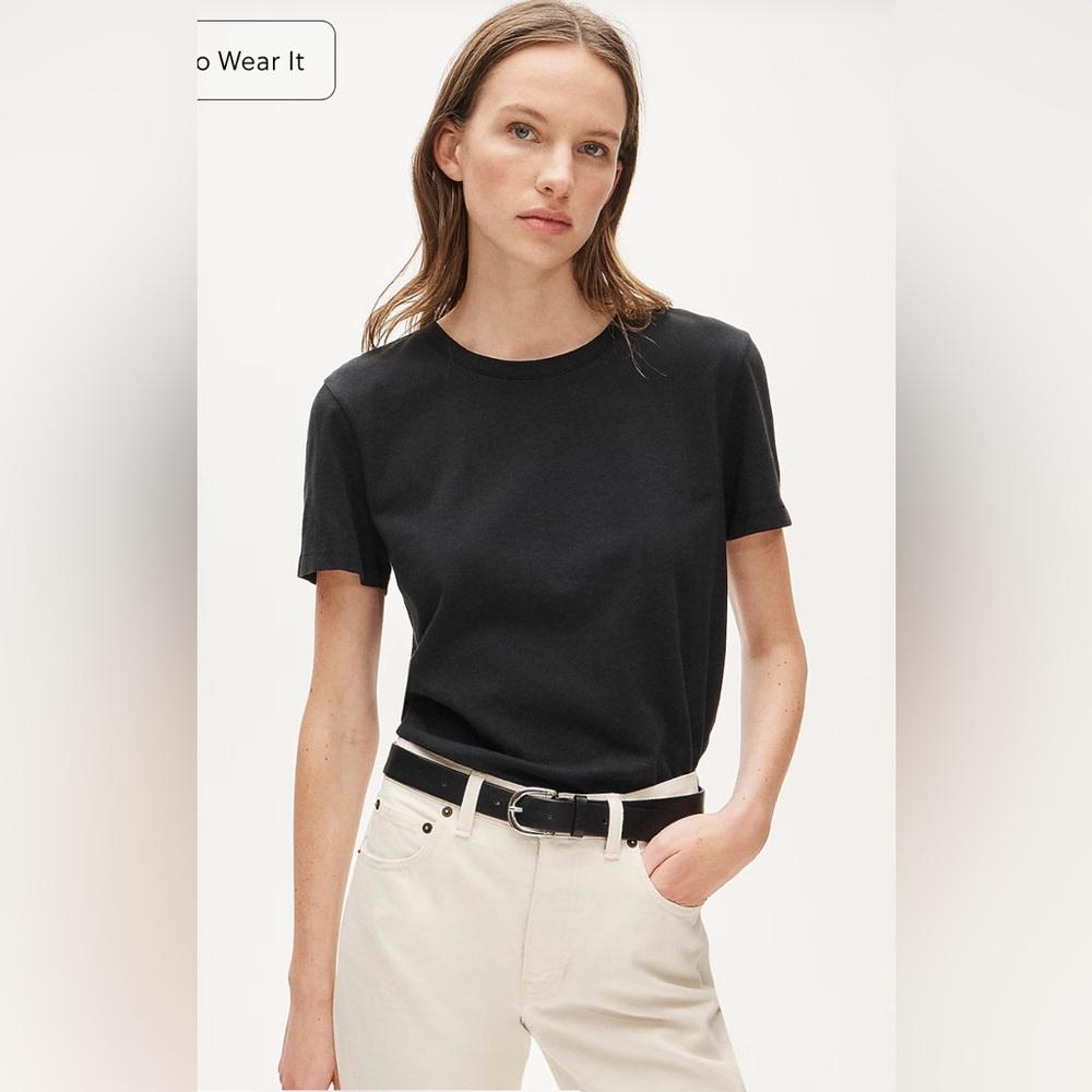 J.Crew Vintage jersey classic-fit crewneck T-shirt in black
